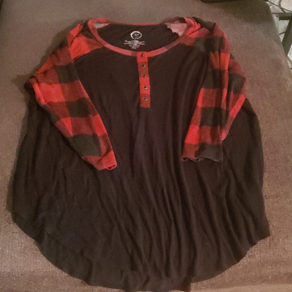 Plaid sweater